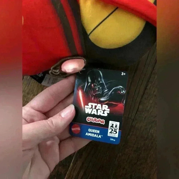 Star Wars Episode I Queen Amidala 8” Cuutopia Plush by Mattel - BRAND NEW! - Picture 3 of 5